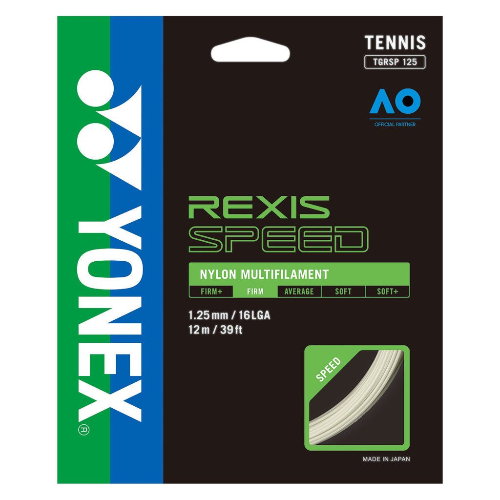 |Yonex Rexis Speed 125 Tennis String Set|