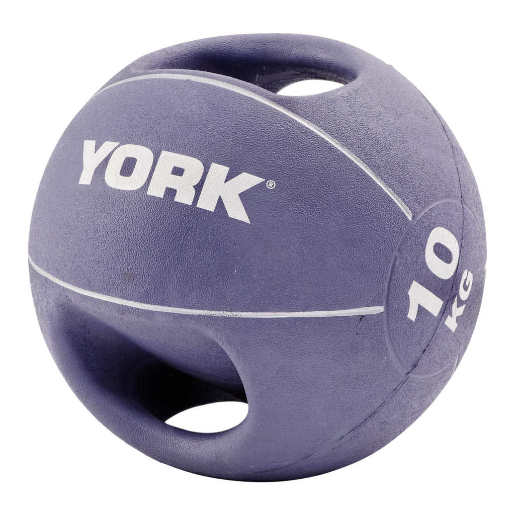 |York 10kg Double Grip Medicine Ball|