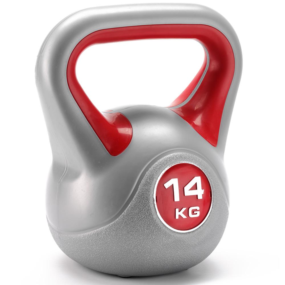 York 12 14 16kg Vinyl Kettlebell Set Sweatband