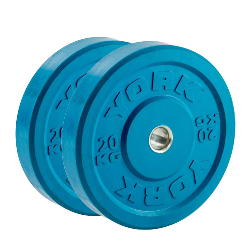 York 140kg Rubber Bumper Adjustable Olympic Weight Set Sweatband