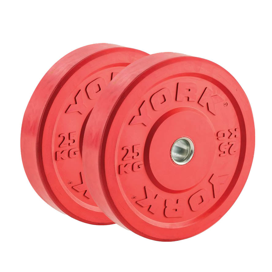 York 140kg Rubber Bumper Adjustable Olympic Weight Set Sweatband