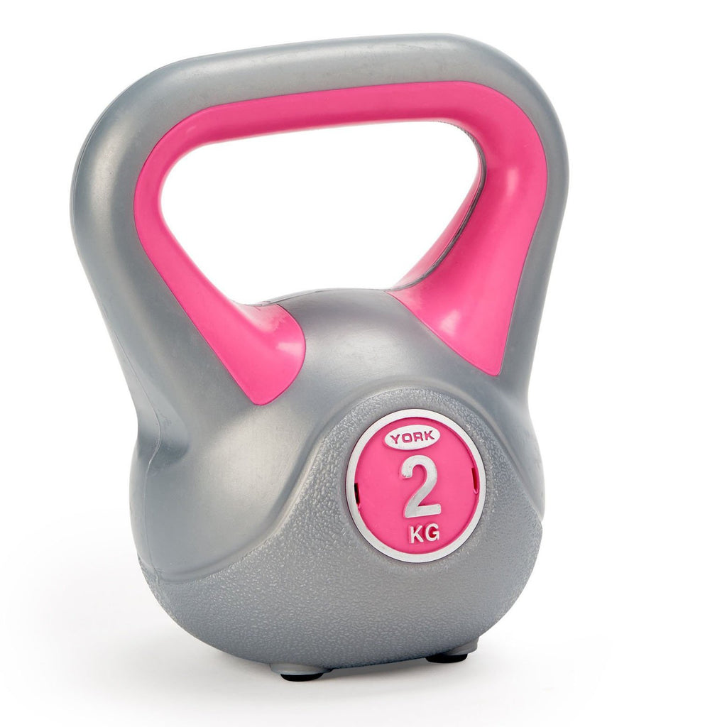 |York 2, 4, 6 and 8kg Vinyl Kettlebell Weight Set - 2kg|