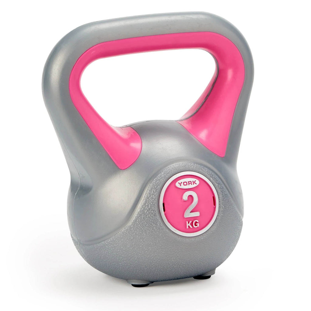 |York 2kg Vinyl Kettlebell|