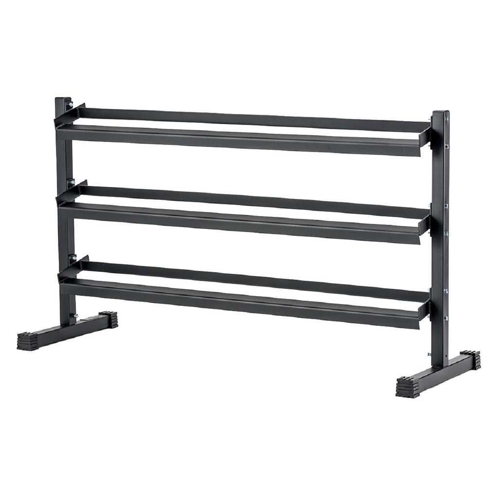 |York 3 Tier Rubber Hex Dumbbell RackYork 3 Tier Rubber Hex Dumbbell Rack|