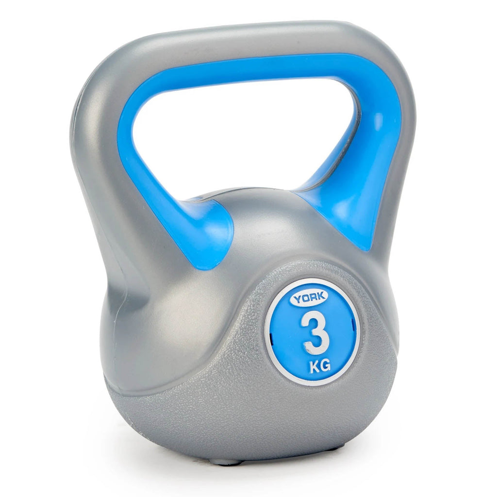 |York 3kg Vinyl Kettlebell|