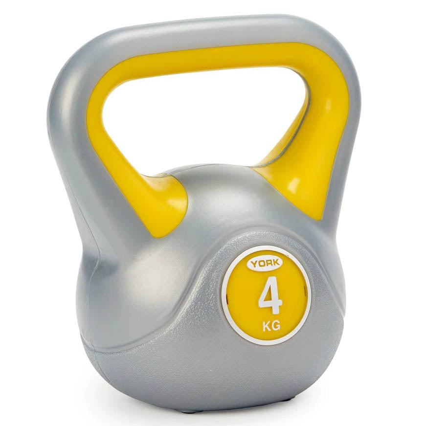 |York 4kg Vinyl Kettlebell|