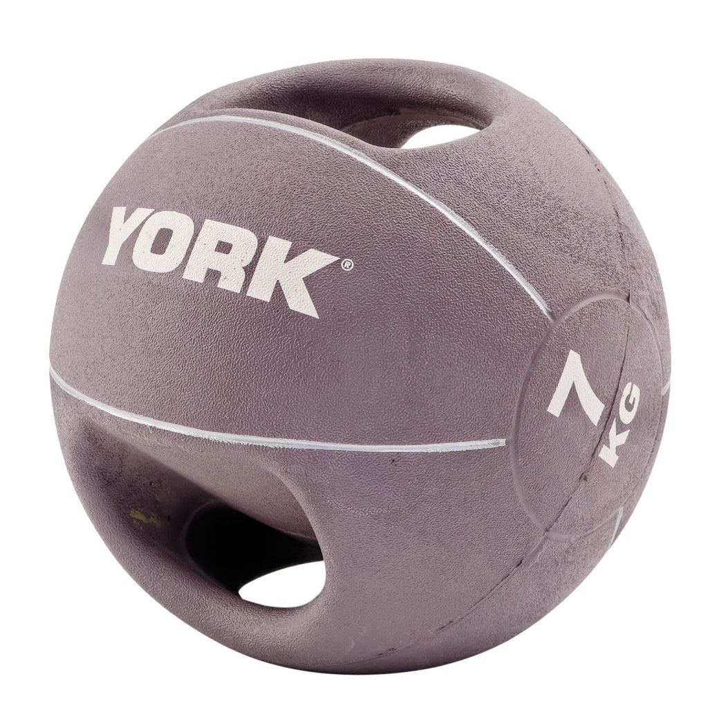 |York 7kg Double Grip Medicine Ball|