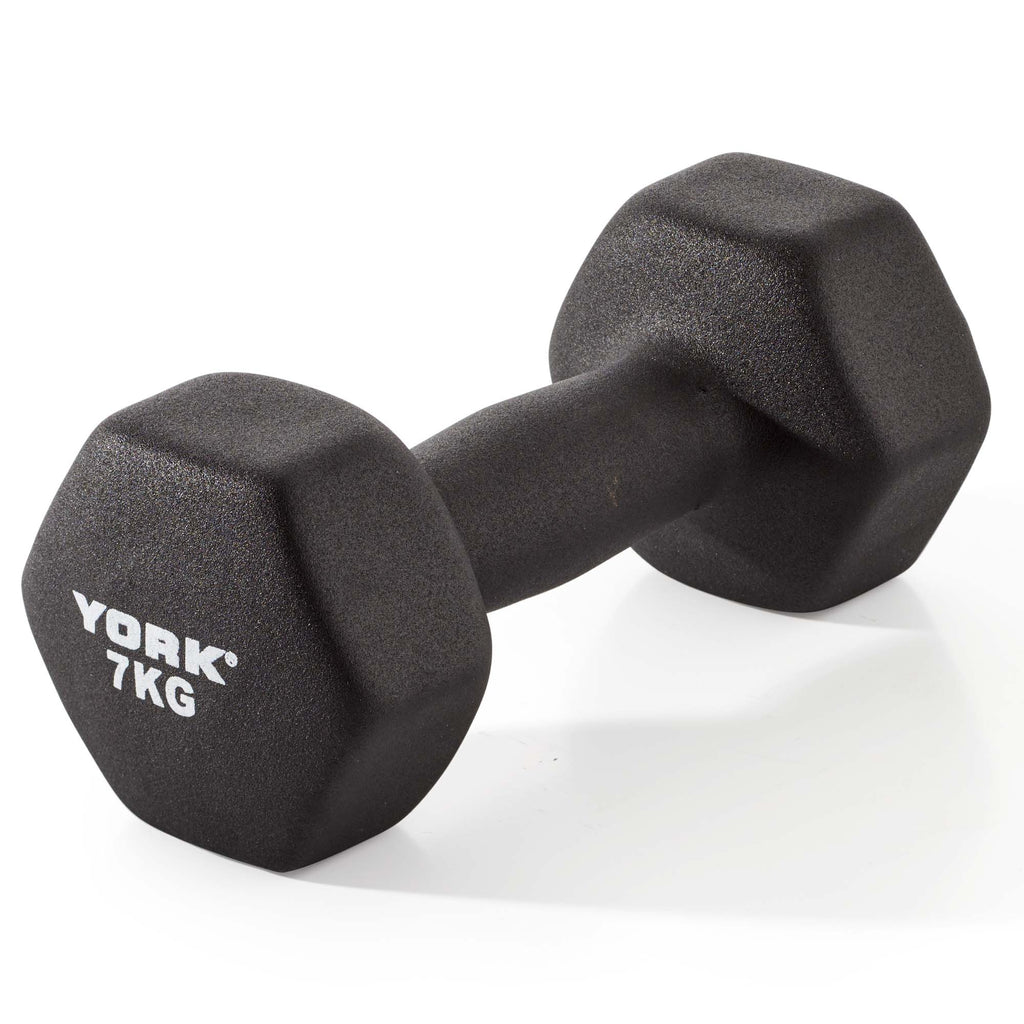 |York 7kg Neo Hex Dumbbell|