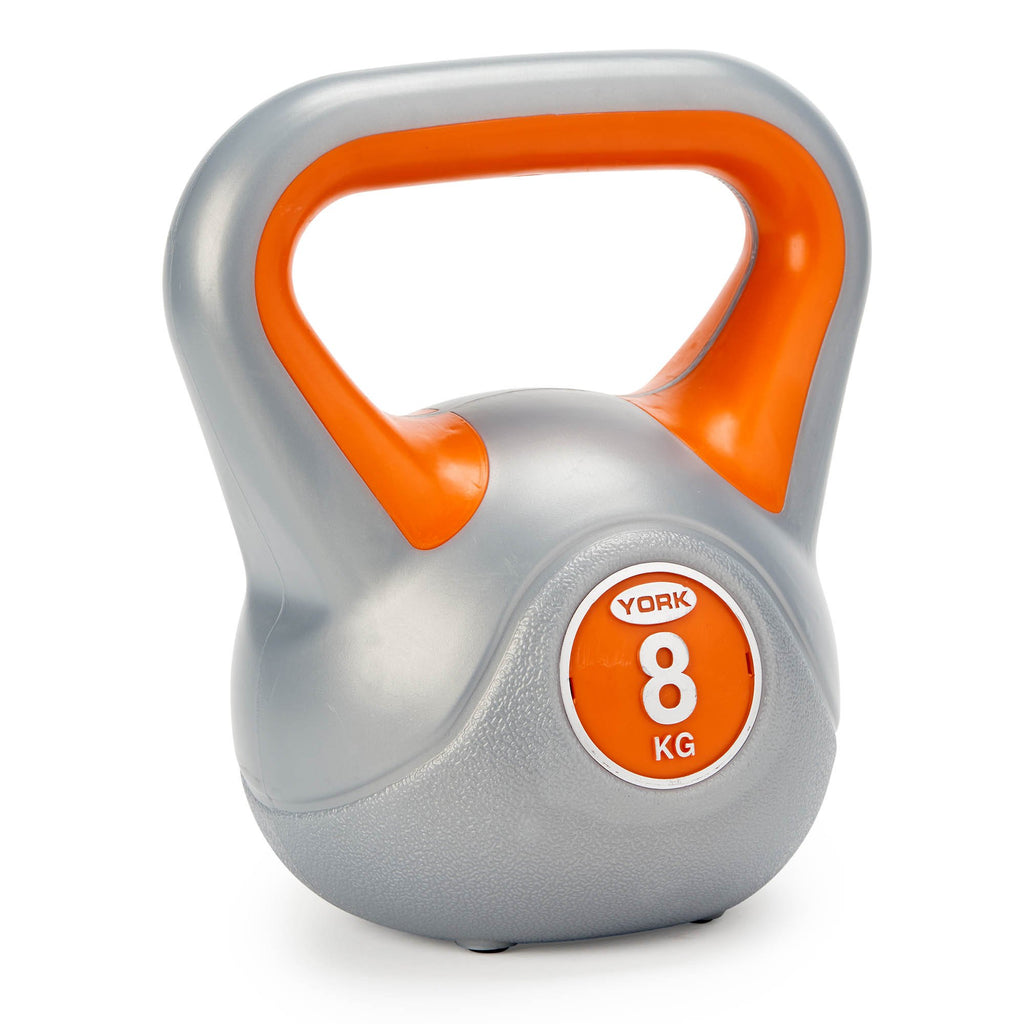 |York 8kg Vinyl Kettlebell-2017 design|