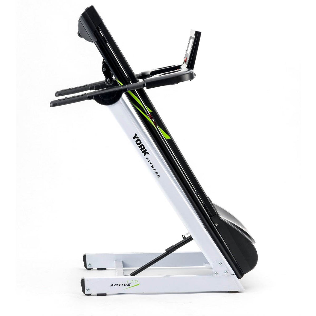|York Active 115 Folding Treadmill - Folded|