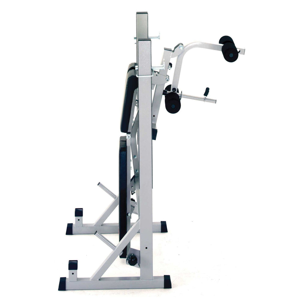 |York B540 Folding Weight Bench and Viavito 50kg Cast Iron Weight Set - Site|