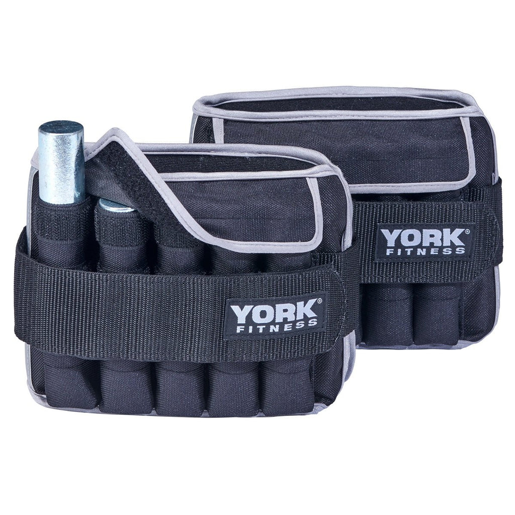|York Fitness 2 x 5kg Ankle Weights - Main|