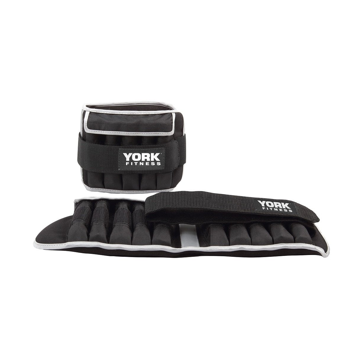 York Fitness 2 x 5kg Ankle Weights Sweatband