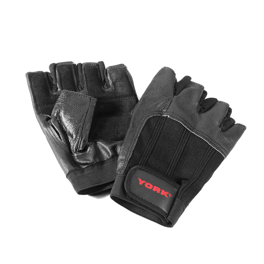 |York Leather Weight Lifting Gloves|