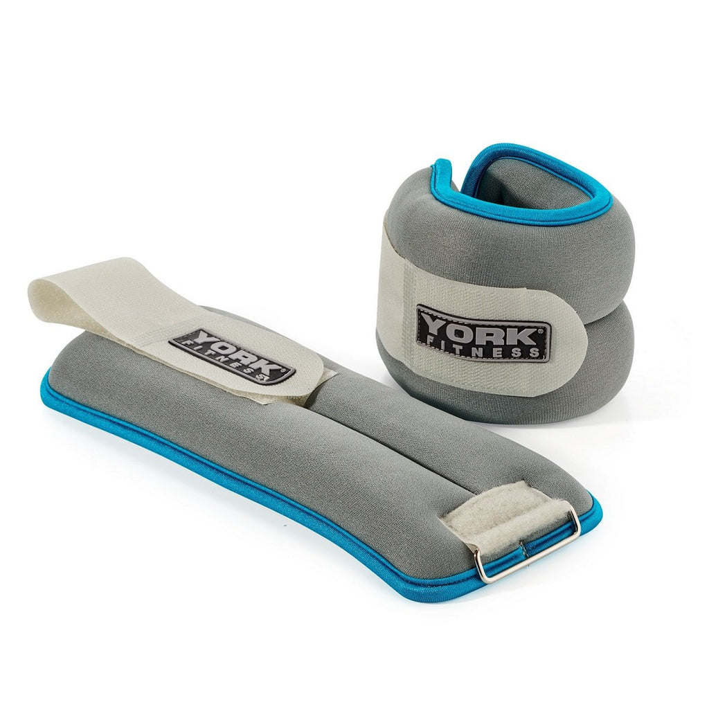 |York Soft Ankle and Wrist Weights 2 x 2kg|
